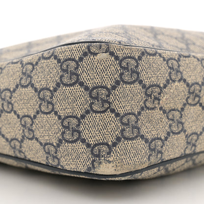 Gucci GG Plus Monogram Selleria Calfskin Medium Messenger Bag Beige Blue 9 of 16