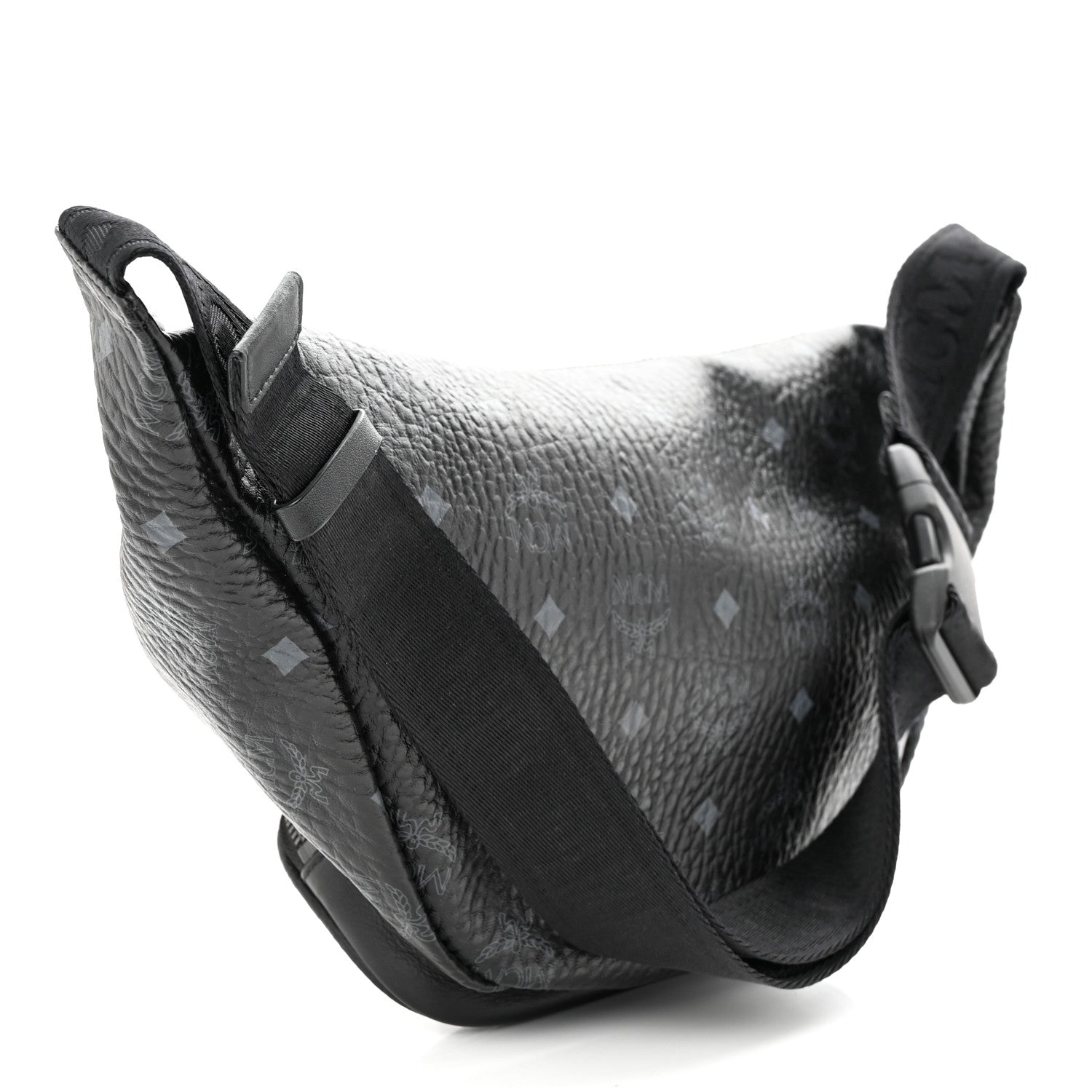 MCM Visetos Medium Belt Bag Black 3 of 10