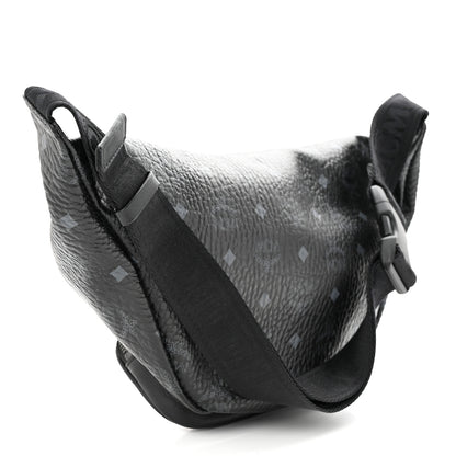 MCM Visetos Medium Belt Bag Black 3 of 10