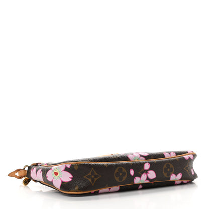 Louis Vuitton Monogram Cherry Blossom Pochette Accessories Brown 4 of 12