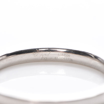 Chopard 18K White Gold 2.5mm Wedding Band Ring 8.5 4 of 4