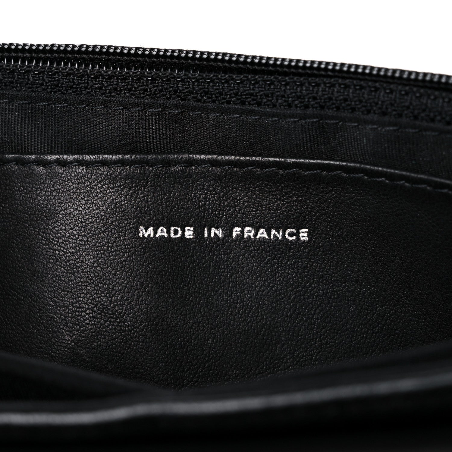 Chanel Caviar Half Moon Wallet On Chain WOC Black 7 of 16