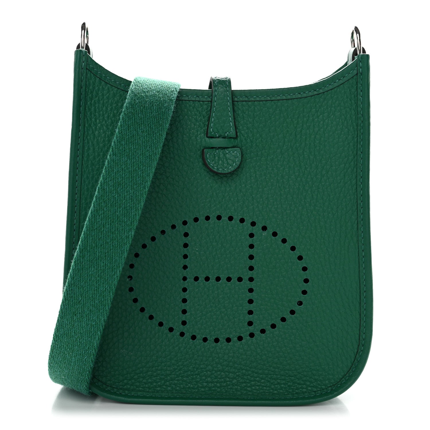 Hermes Taurillon Clemence Evelyne TPM Vert Vertigo 1 of 11