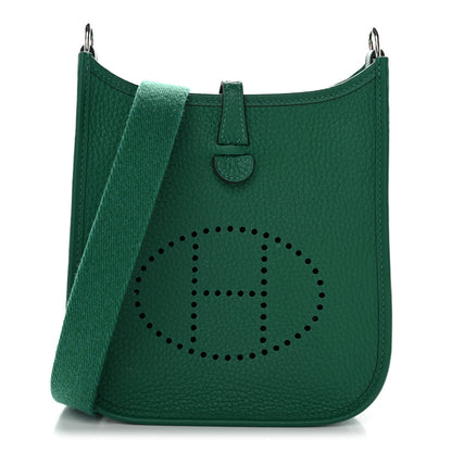 Hermes Taurillon Clemence Evelyne TPM Vert Vertigo 1 of 11