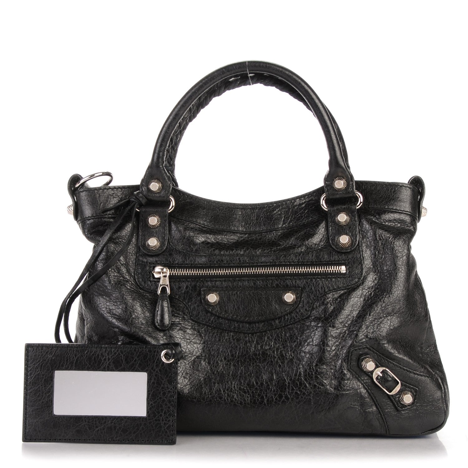 Balenciaga Agneau Giant 12 Silver Hardware Town Black 1 of 7
