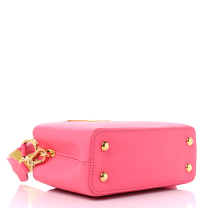 Louis Vuitton Taurillon Capucines Mini Dragon Fruit Pink Cedrat 4 of 8