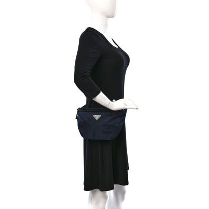 Prada Tessuto Re-Nylon Saffiano Belt Bag Baltico 2 of 11