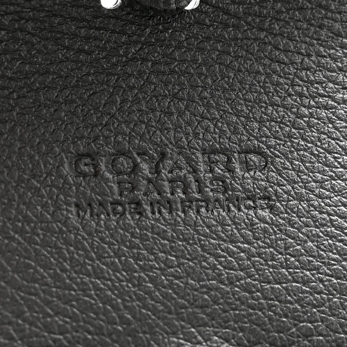 Calfskin Bag Clip Black