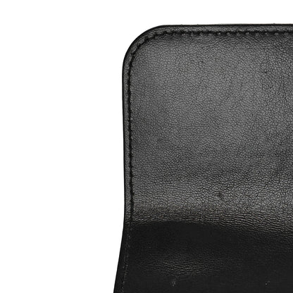 Chanel Lambskin Quilted Dynasty Flap Phone Holder With Chain Black 12 of 13