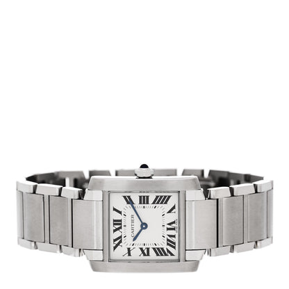 Cartier Stainless Steel 25mm Tank Francaise Quartz Watch 2 of 5
