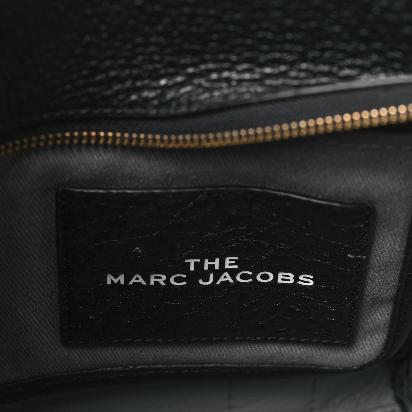 Grained Calfskin Small The Tote Bag Black
