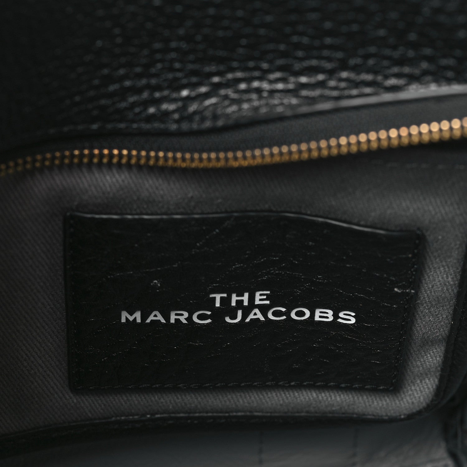 Marc Jacobs Grained Calfskin Small The Tote Bag Black 6 of 8