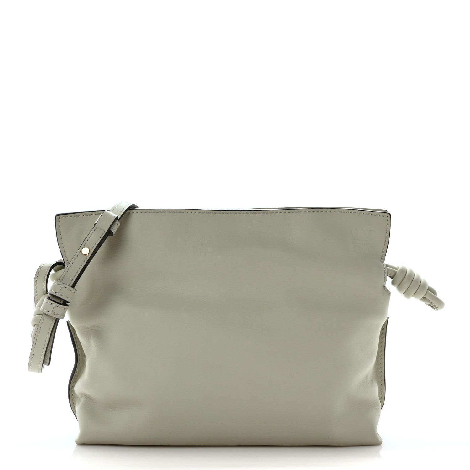Loewe Calfskin Flamenco Knot Clutch Light Celadon 1 of 9