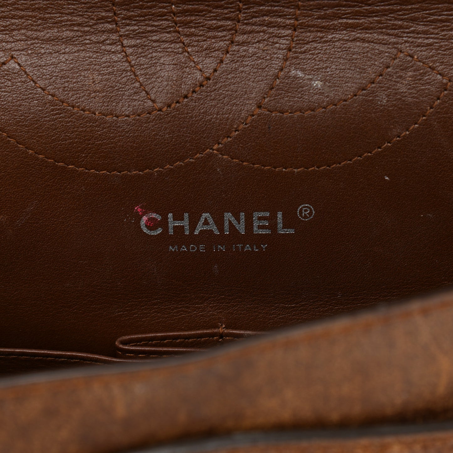 Aged Calfskin Quilted 2.55 Reissue 225 Flap Brown