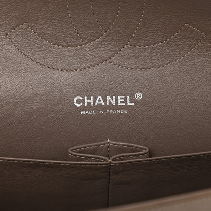 Chanel Patent Calfskin Quilted Jumbo Double Flap Brown 7 of 14