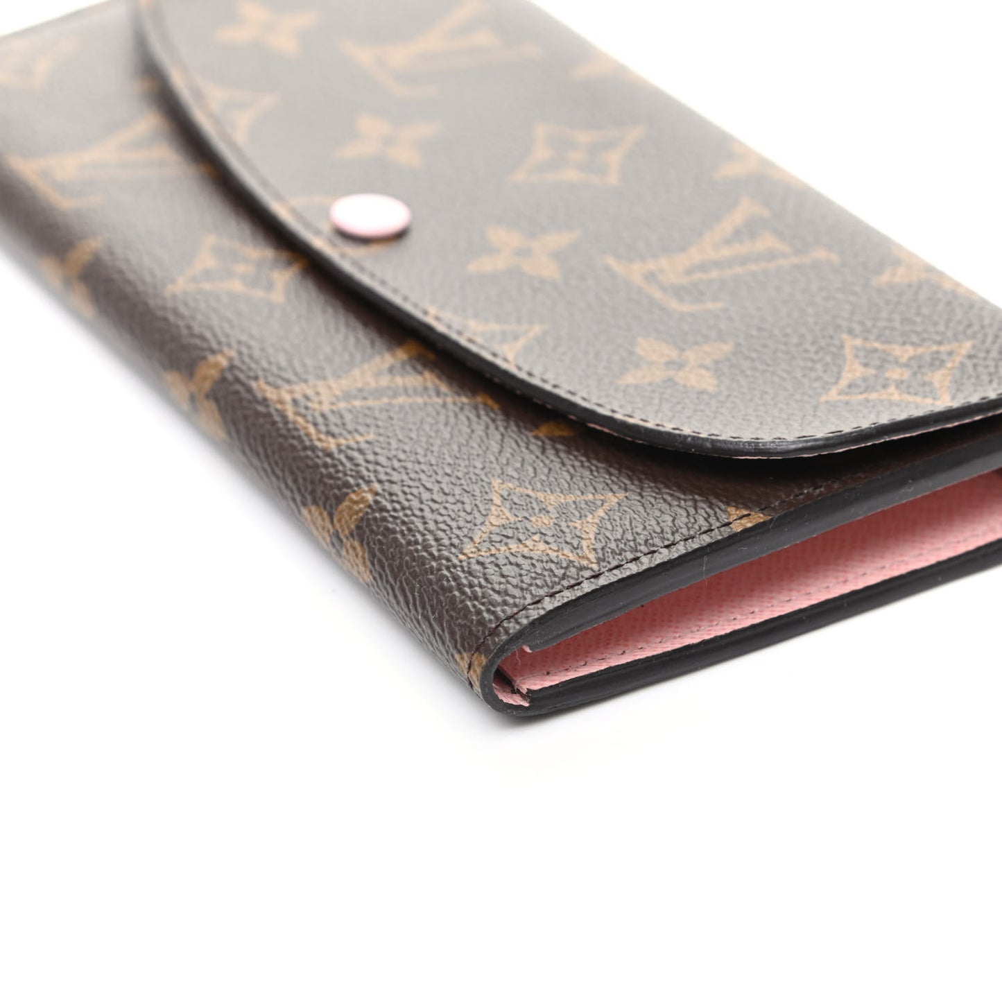 Monogram Emilie Wallet Rose Ballerine