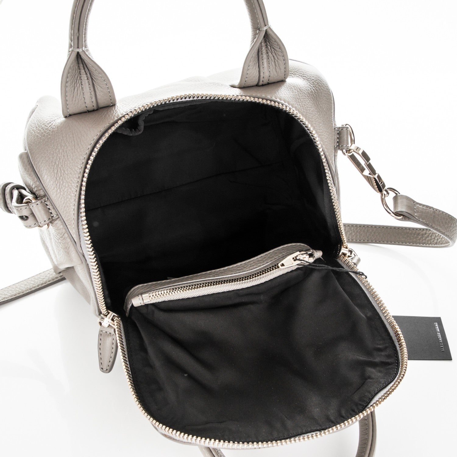 Alexander Wang Pebbled Lambskin Rockie Oyster 5 of 6