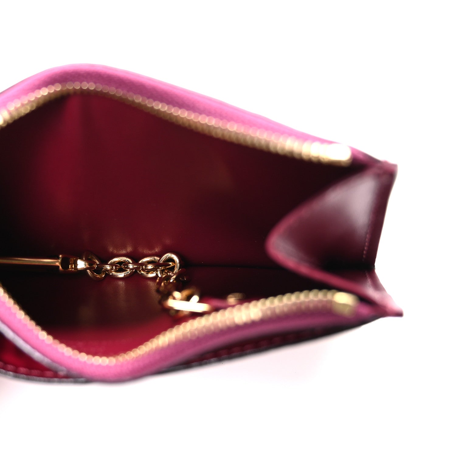 Louis Vuitton Vernis Key Pouch Magenta 5 of 8