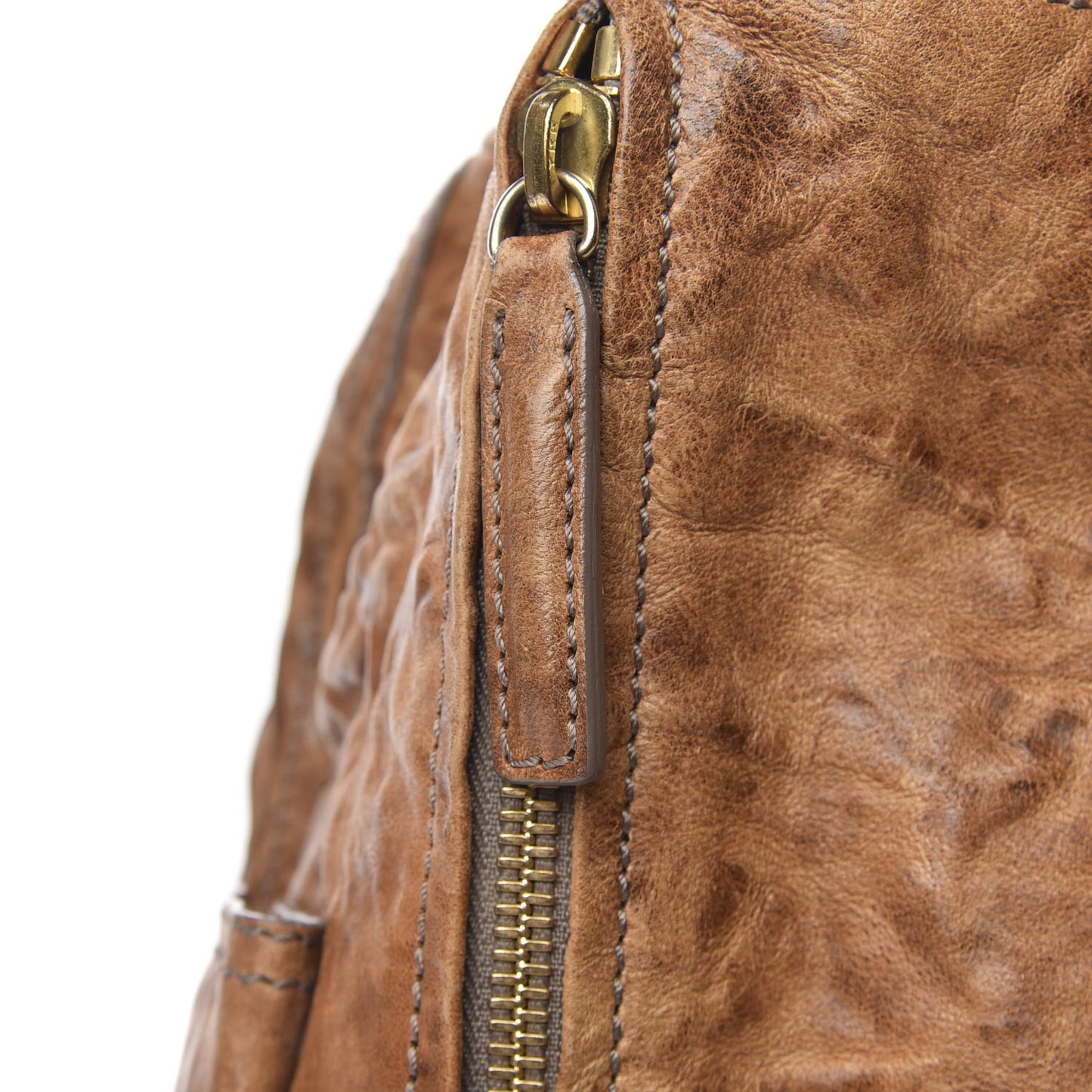 Tumbled Sheepskin Large Pandora Charcoal