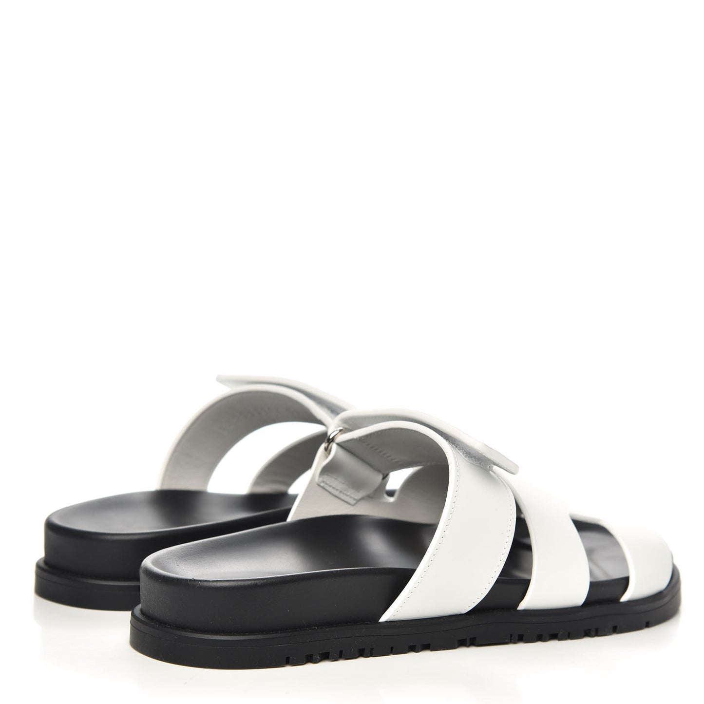 Calfskin Womens Chypre Sandals 37 White