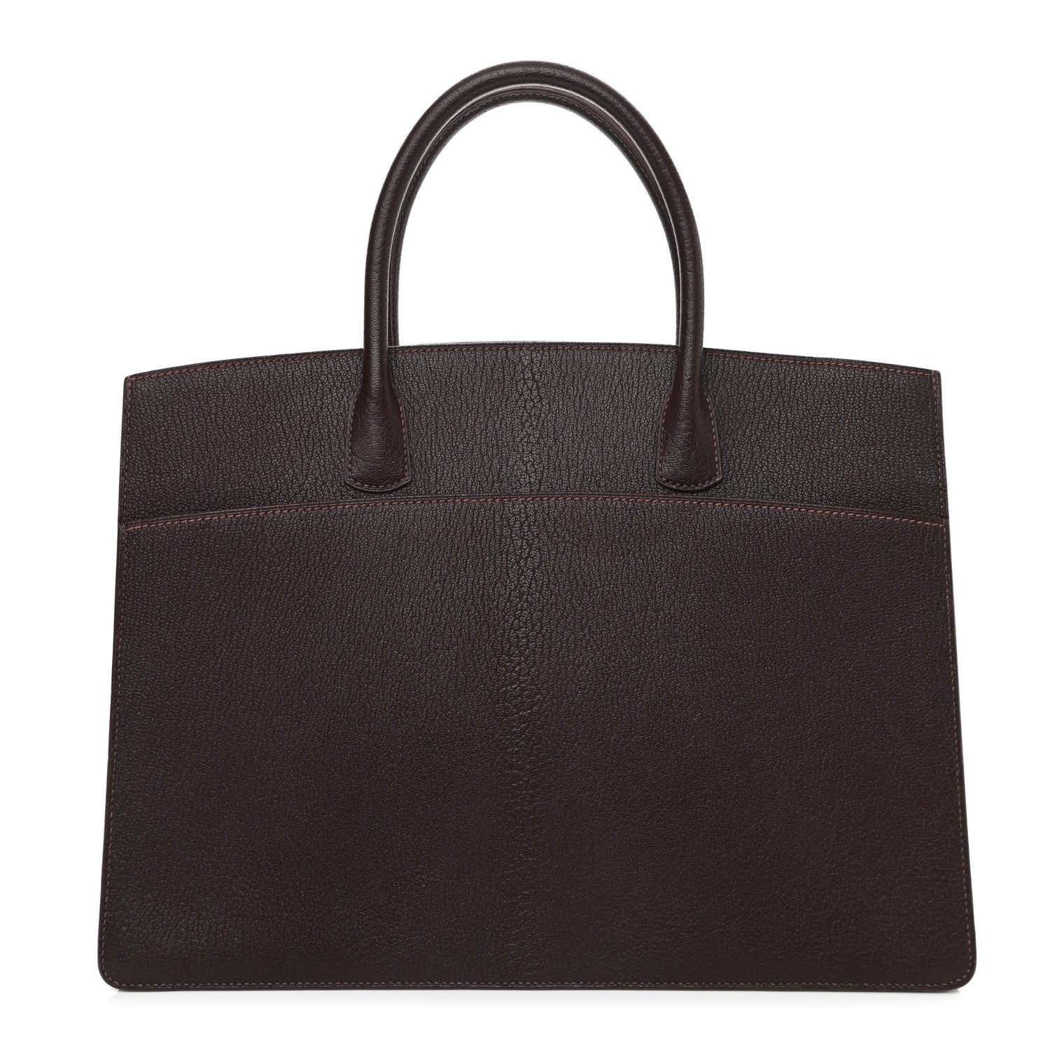 Hermes Chevre de Coromandel White Bus 40 Cocoan 1 of 11