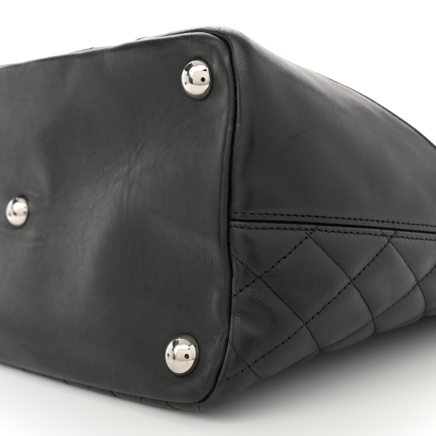Chanel Calfskin Quilted Large Cambon Tote Black 10 of 11