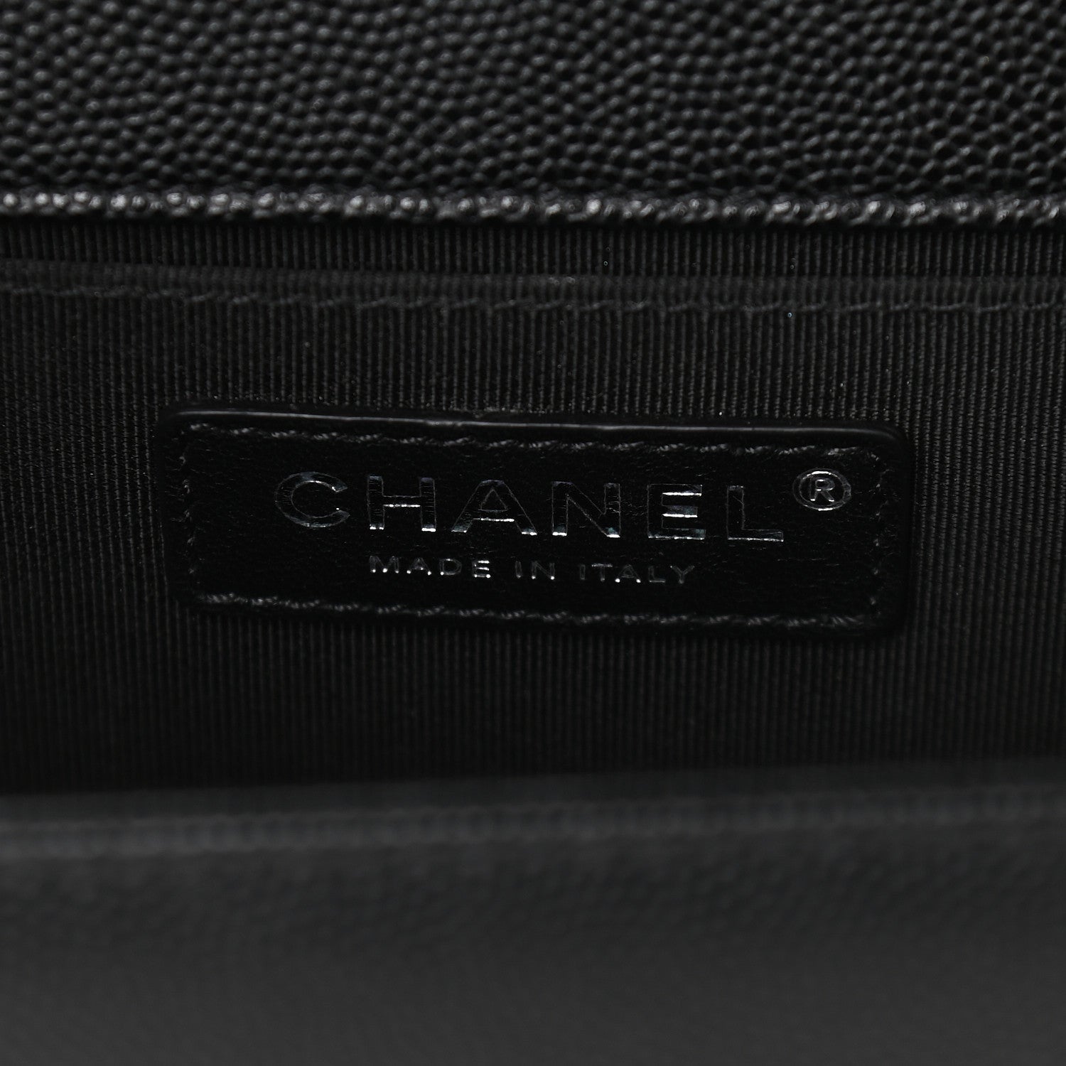 Chanel Caviar Quilted Medium Boy Flap Black 6 of 9