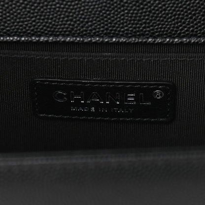 Chanel Caviar Quilted Medium Boy Flap Black 6 of 9