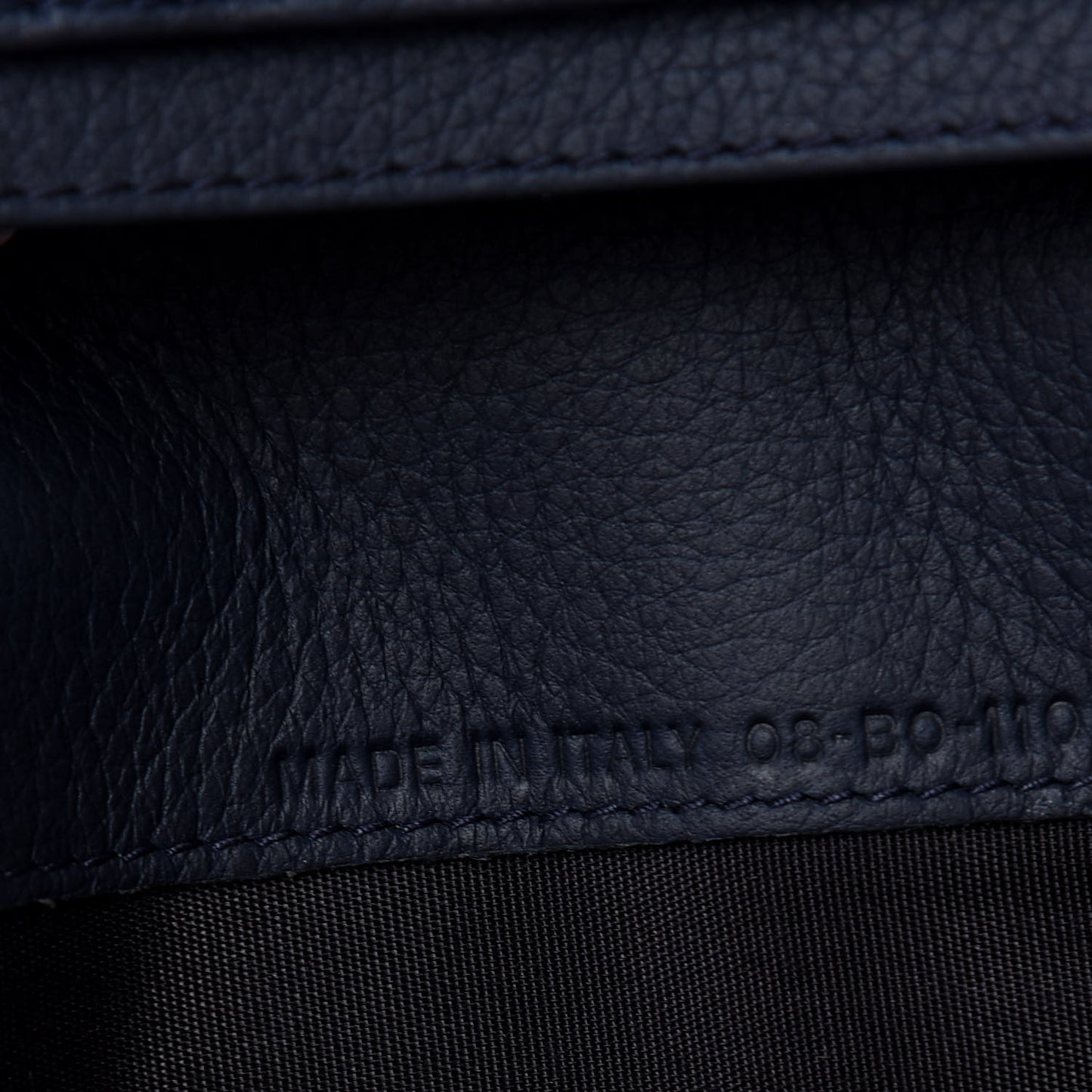 HOMME Calfskin Wallet Blue Red