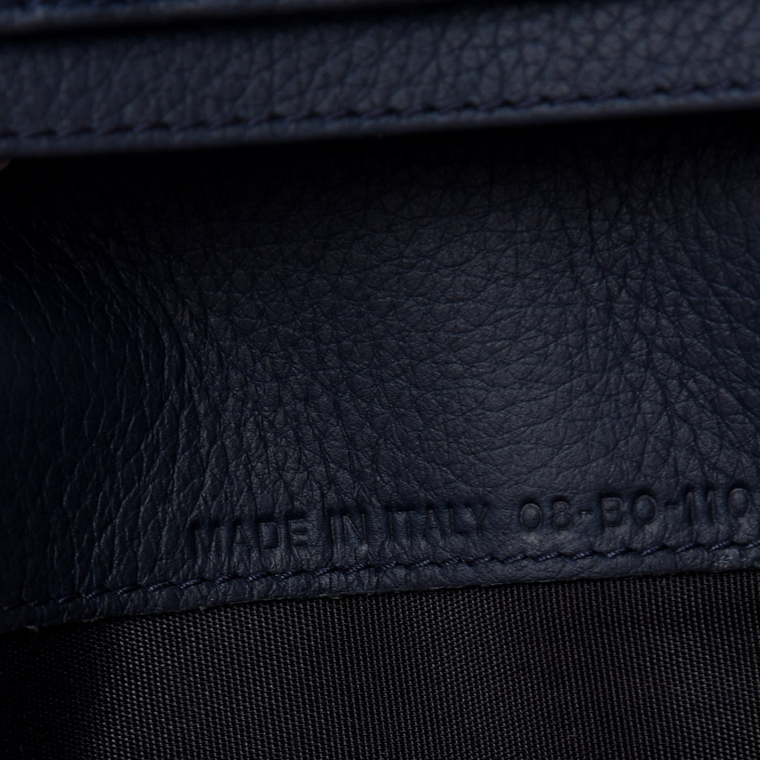 Christian Dior HOMME Calfskin Wallet Blue Red 7 of 8