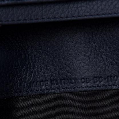 Christian Dior HOMME Calfskin Wallet Blue Red 7 of 8