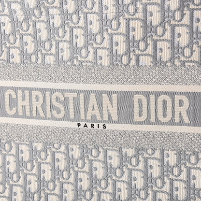 Christian Dior Oblique Medium Book Tote Grey 10 of 10