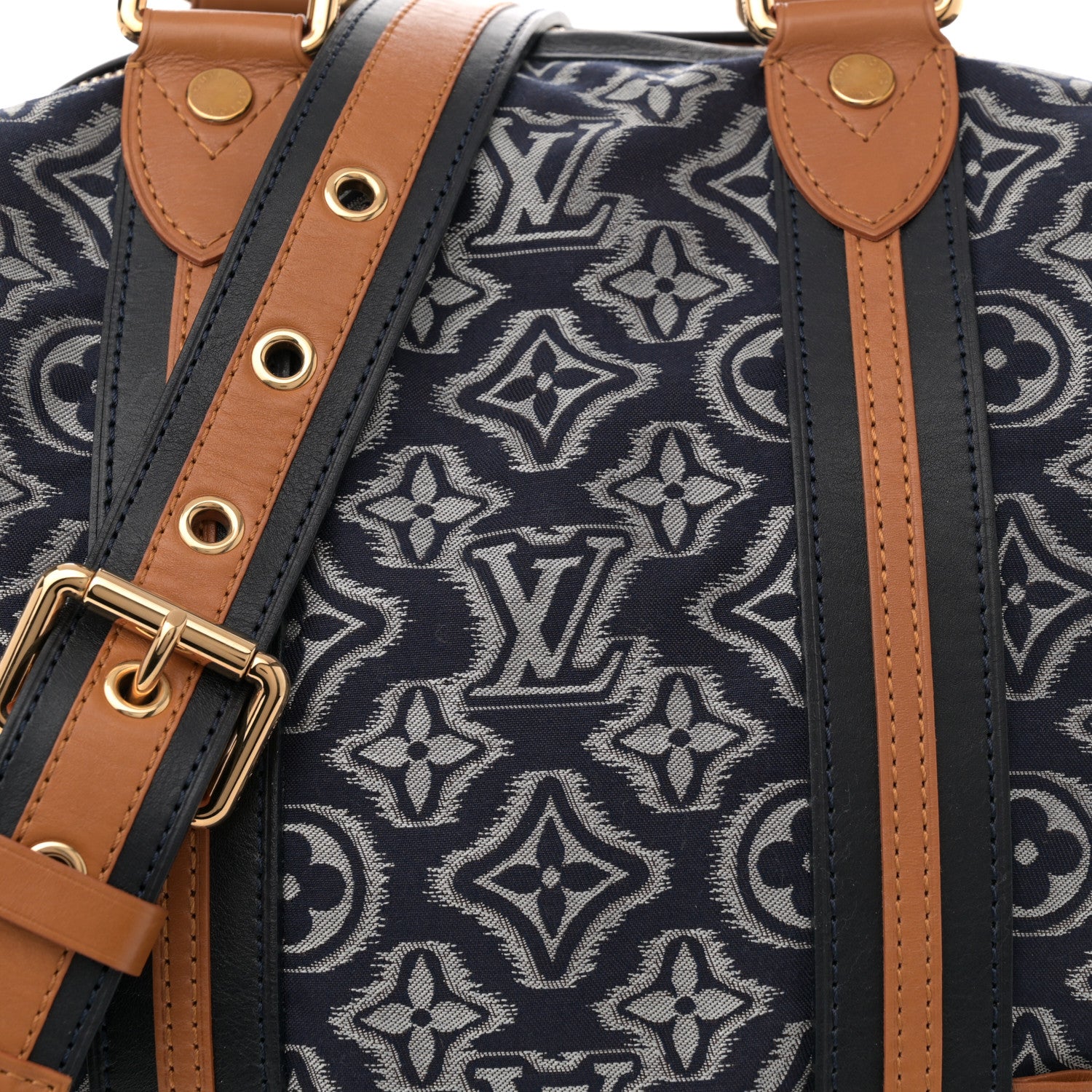 Louis Vuitton Jacquard Monogram Aviator Navy 7 of 10