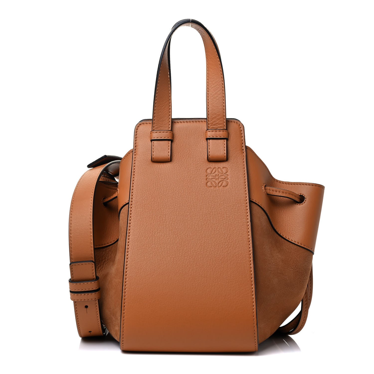 Loewe Calfskin Nubuck Small Hammock Shoulder Bag Honey 2 of 8