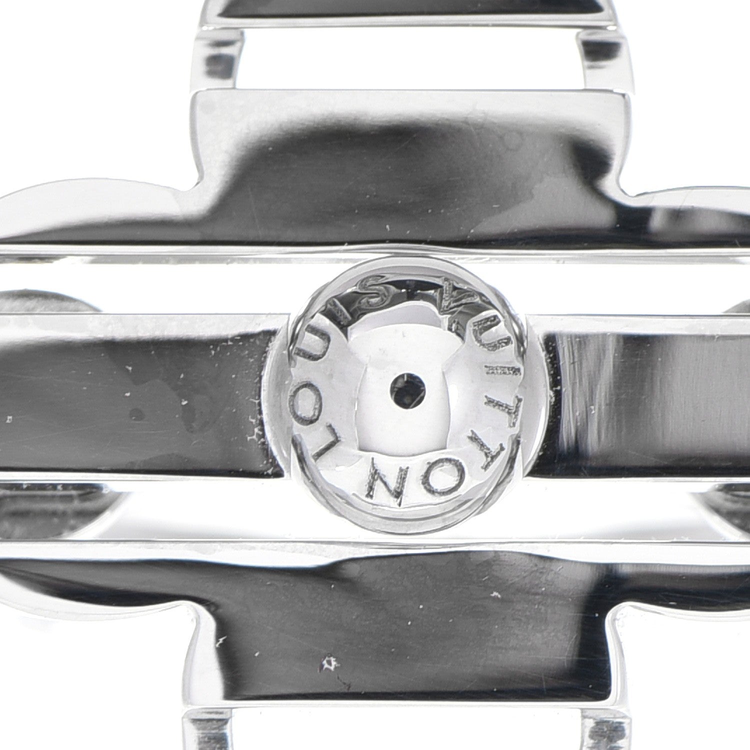Louis Vuitton 18K White Gold Petite Fleur Ring 5 4 of 7