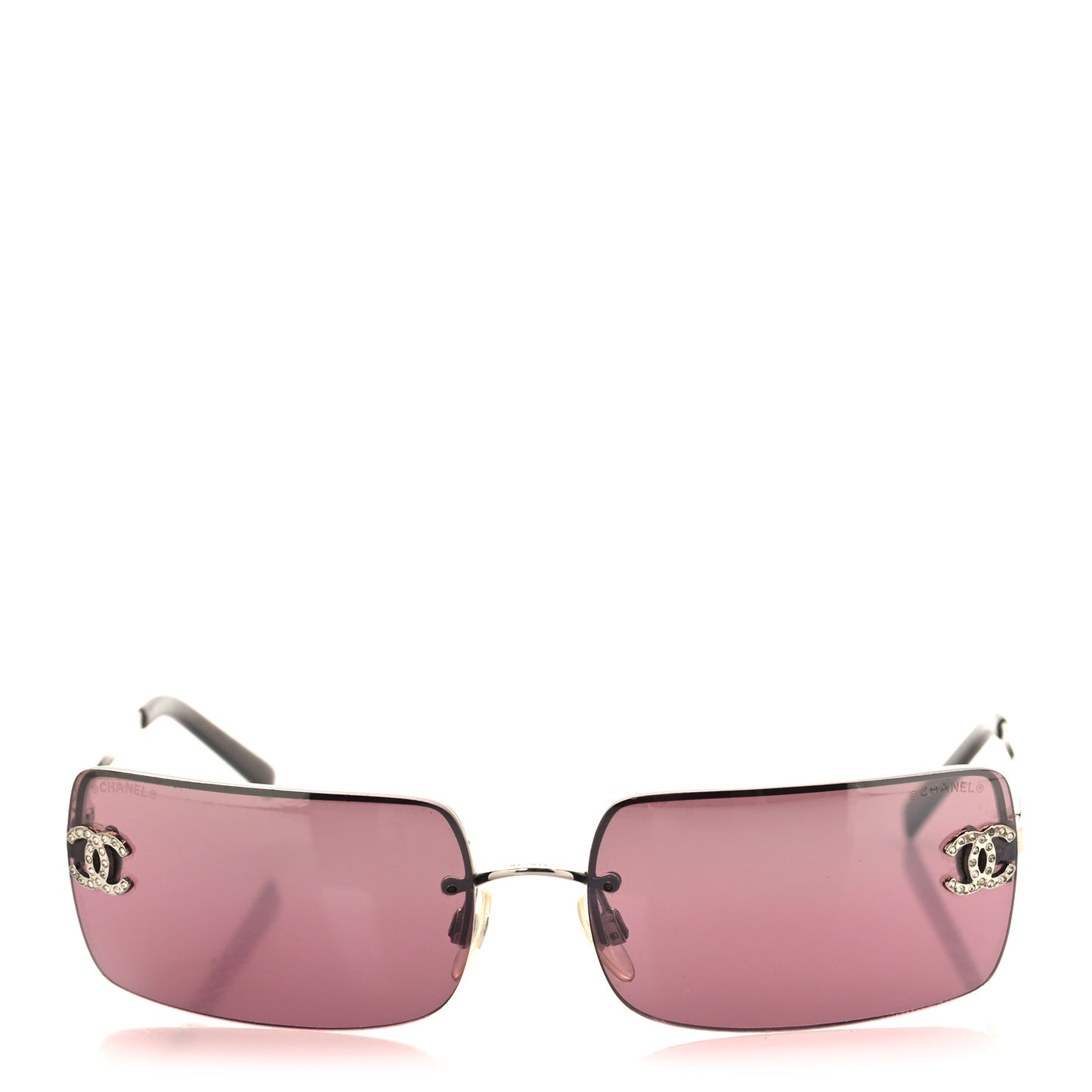 Crystal CC Logo Sunglasses 4104-B
