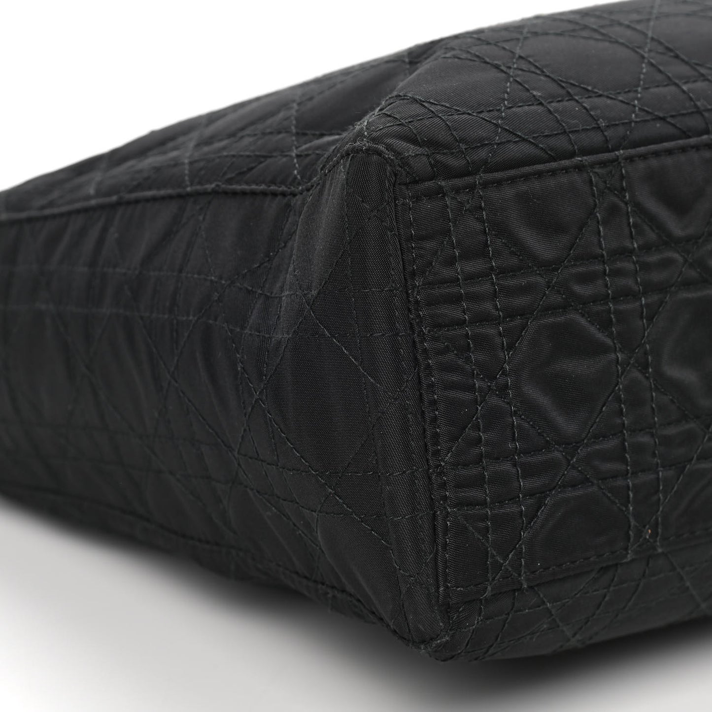 Nylon Cannage Large Lady Dior Black