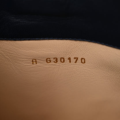Chanel Denim Wyoming Knee High Boots 40 Navy 7 of 12