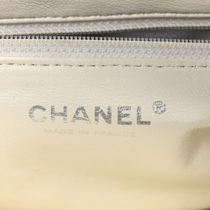 Chanel Caviar Quilted Timeless Clutch White 6 of 10