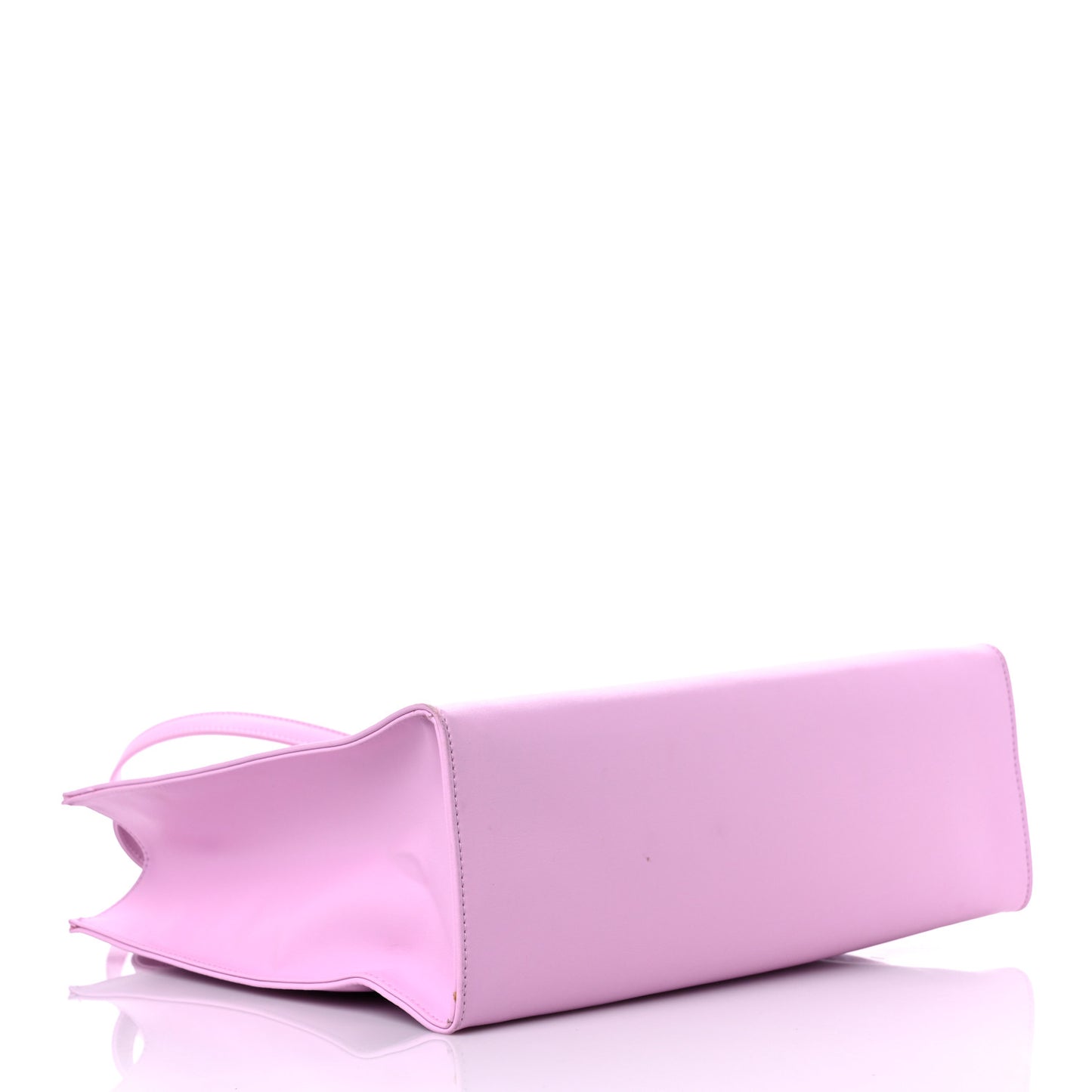 Vegan Leather Medium Shopping Bag Bubblegum