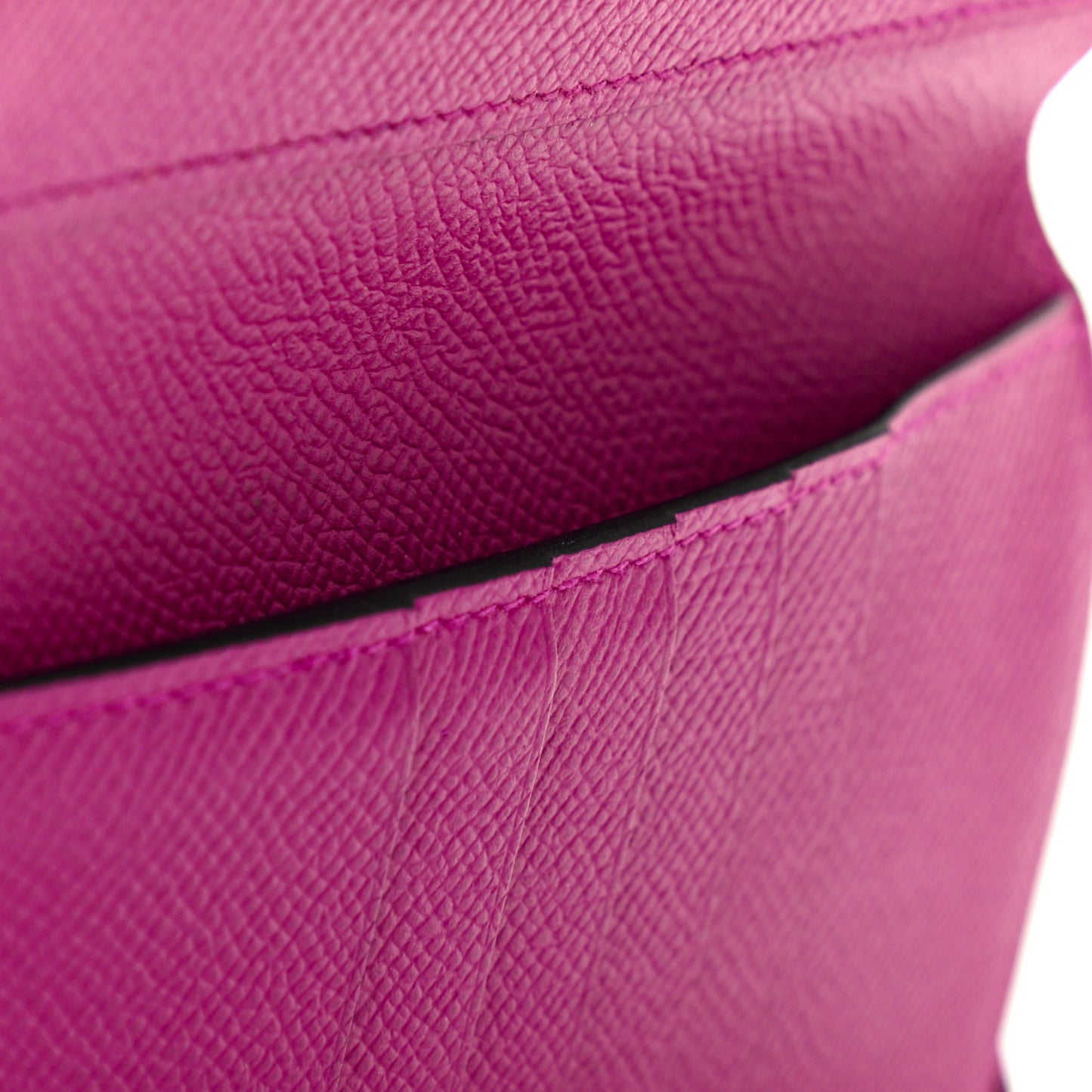 Epsom Verso Medium Kelly Wallet Bleu Indigo Rose Pourpre