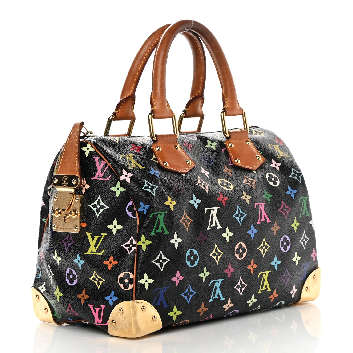 Louis Vuitton Monogram Multicolor Speedy 30 Black 13 of 17