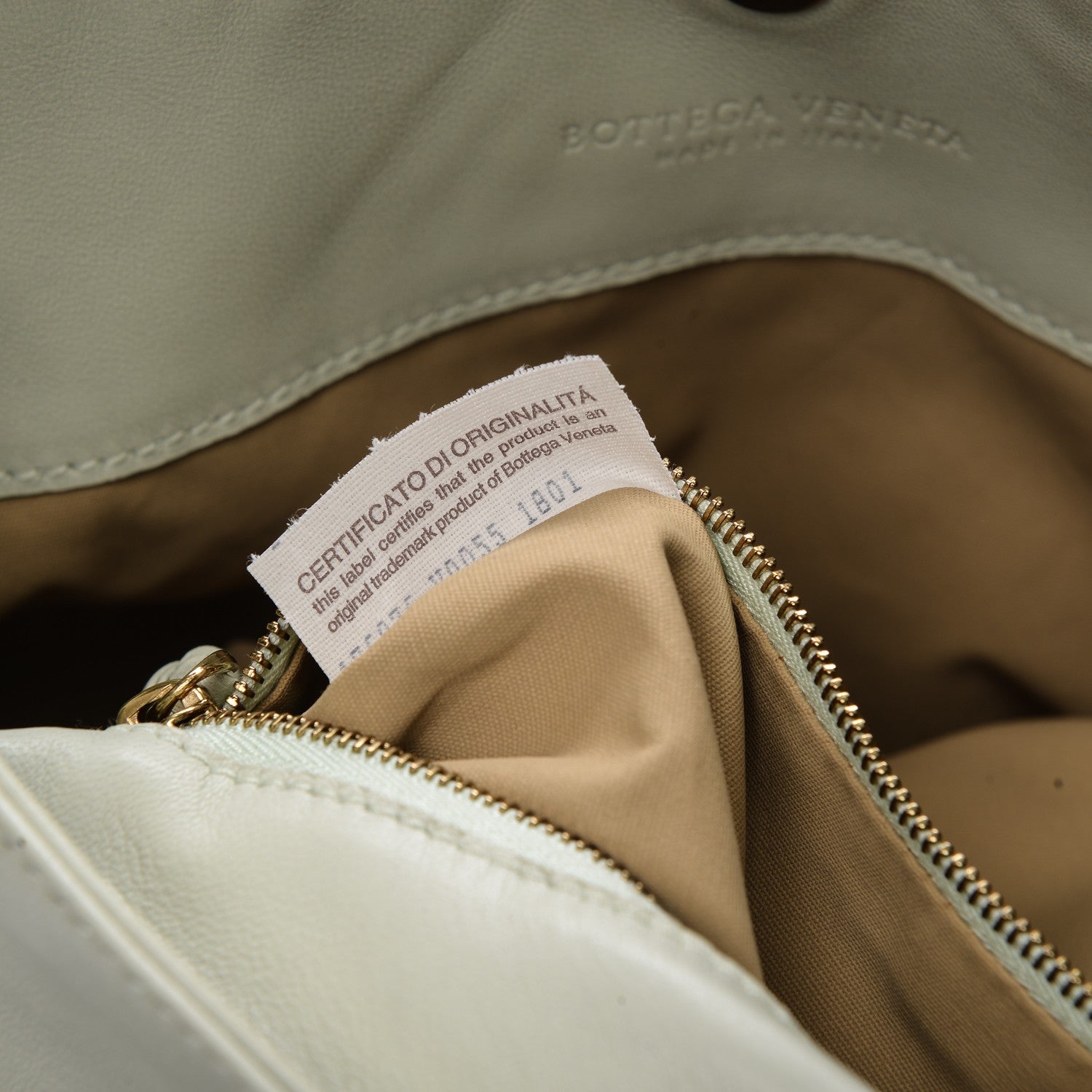 Bottega Veneta Nappa Woven Hobo Ivory 8 of 9
