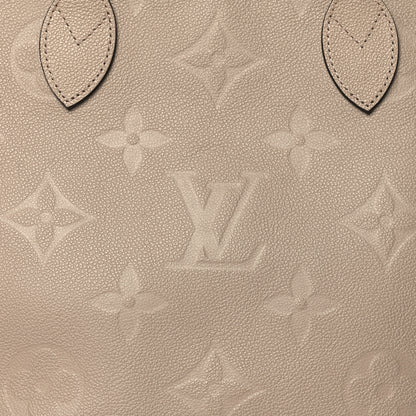 Louis Vuitton Empreinte Monogram Giant Neverfull MM Tourterelle 8 of 12