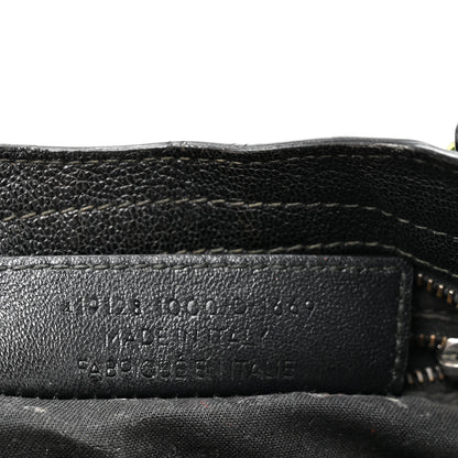 Balenciaga Chevre Gold Metallic Edge Hardware Mini City Black 8 of 13