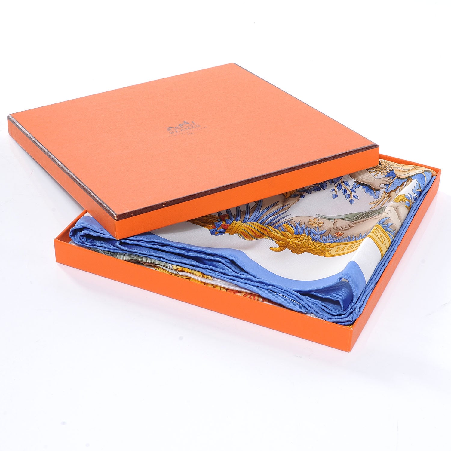 Hermes Silk Le Matin Neuf Scarf 90 7 of 8