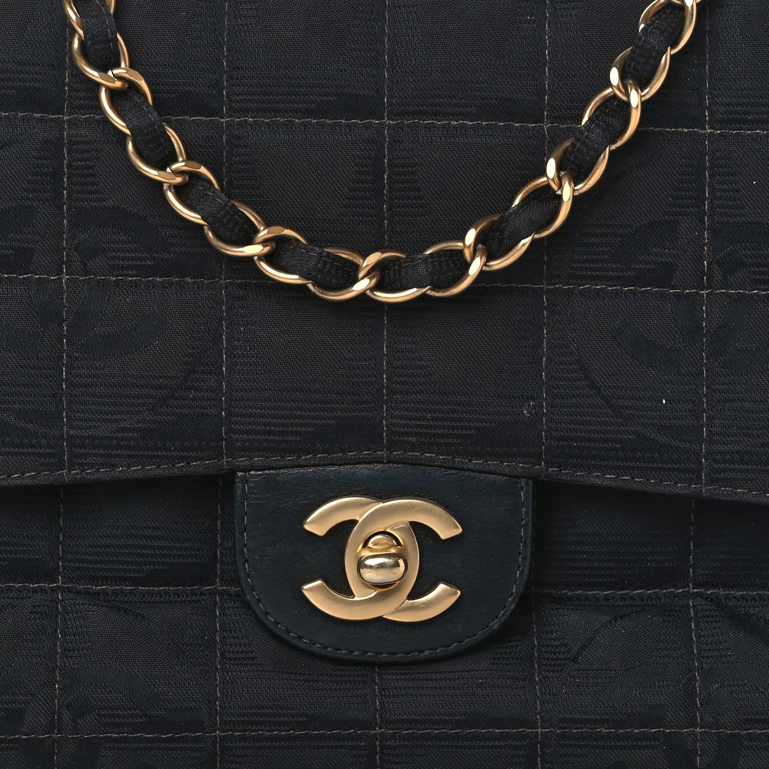 Chanel Nylon Medium Travel Flap Black 8 of 8