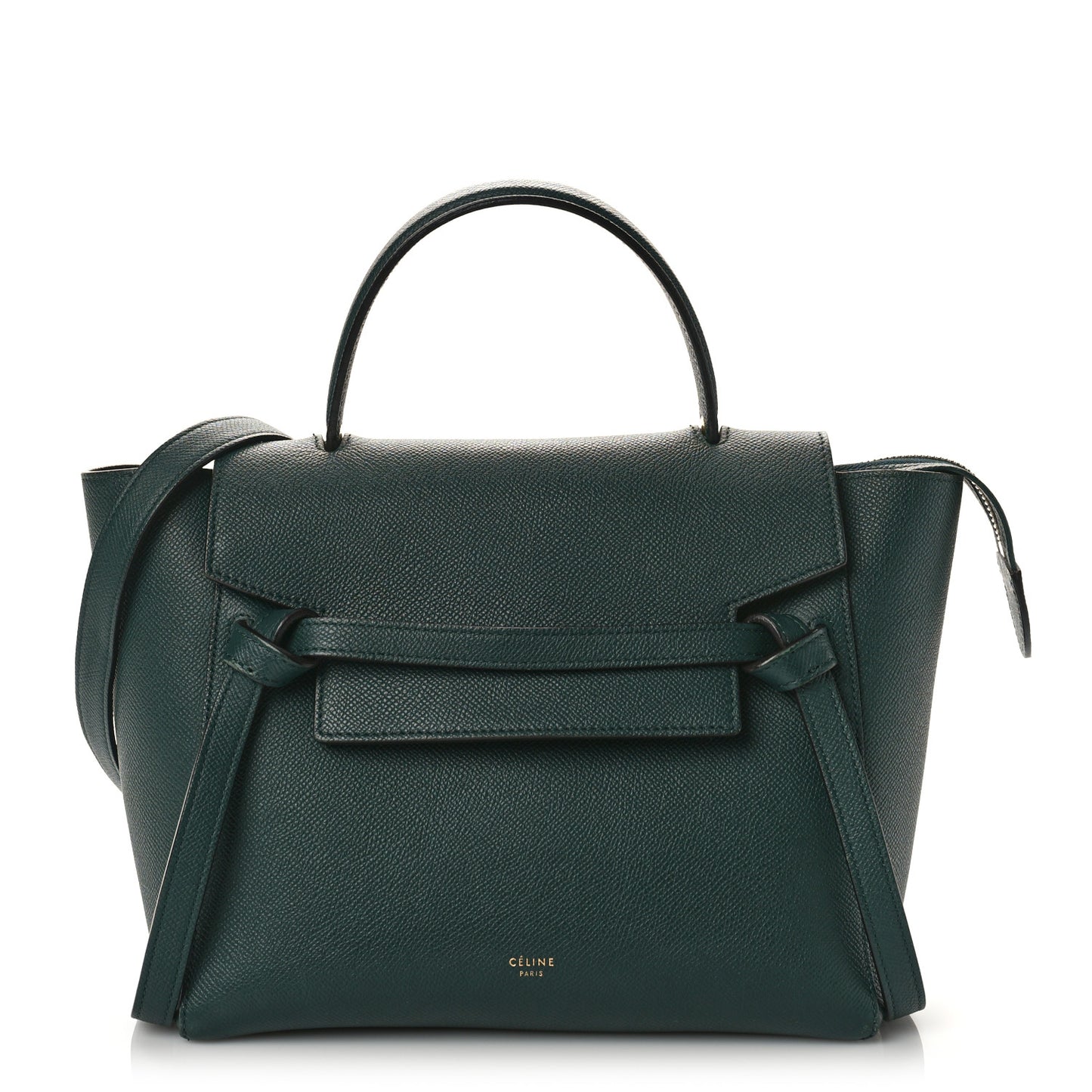 Grained Calfskin Micro Belt Bag Amazone