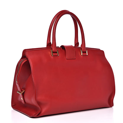 Saint Laurent Calfskin Medium Classic Y Cabas Red 2 of 10