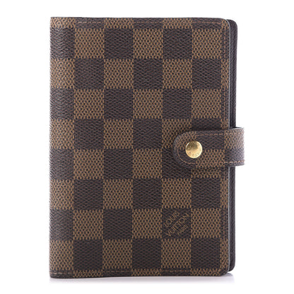Louis Vuitton Damier Ebene Small Ring Agenda Cover 1 of 8